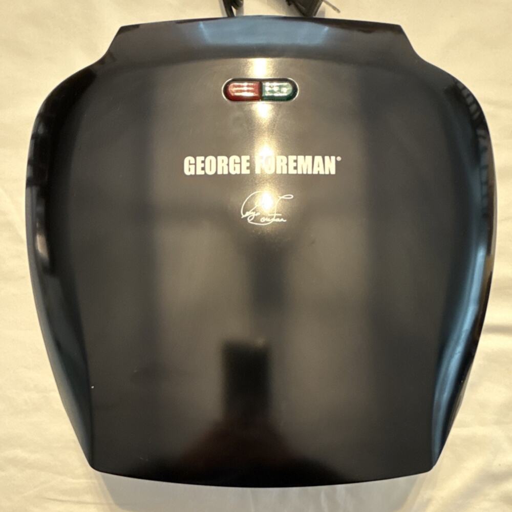 George Foreman GRP472P Contact Grill & Griddle Black Electric Non-Stick 12”